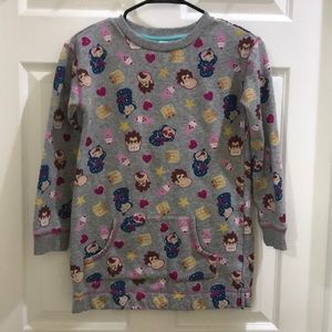 Girls size 9/10 disney wreck it Ralph sweater